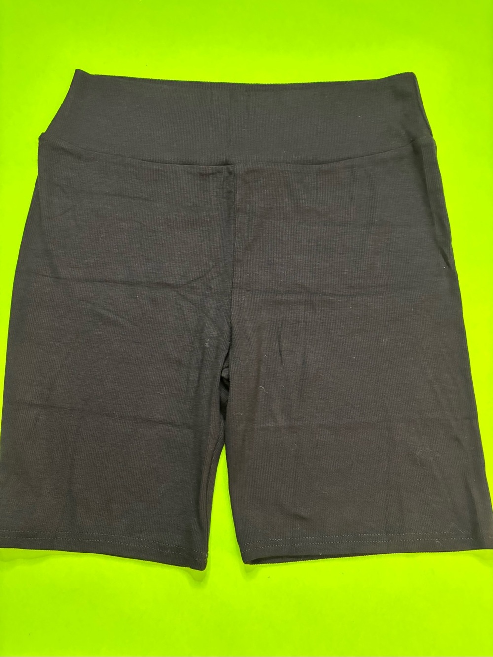 White Birch Black High-Rise Bike Shorts Size XL